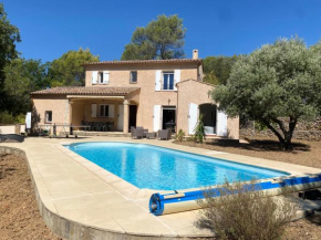 Feriehus med privat pool i Carces